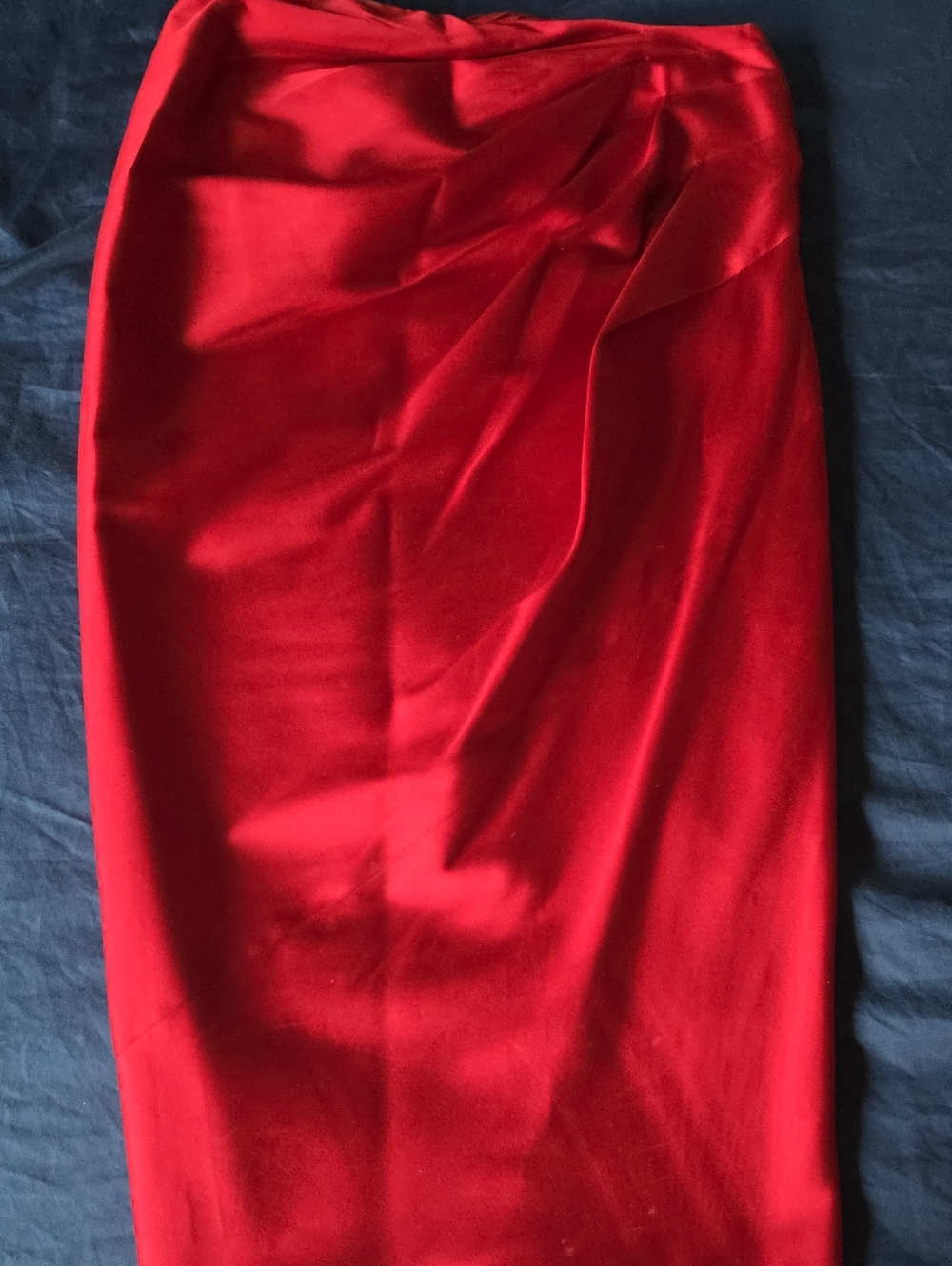 Red Pencil Skirt - Classic Women's Skirt